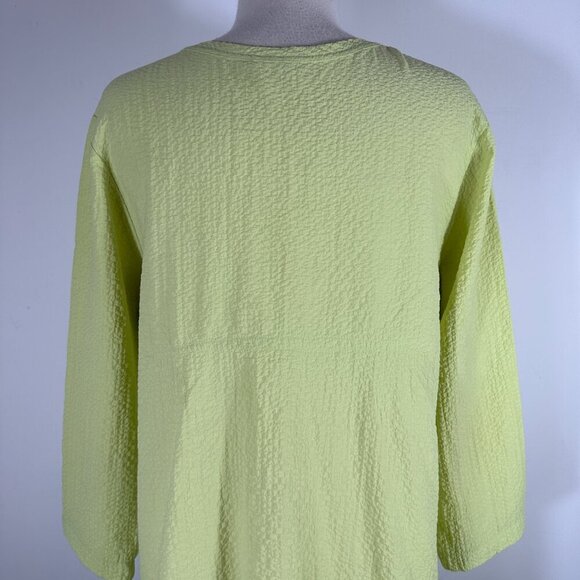 Habitat Clothes to Live In Tunic Top Women Small Green Lagenlook Relaxed - Picture 9 of 11